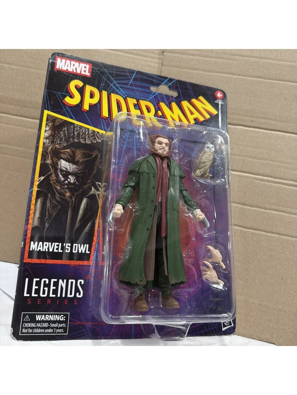 Marvel Legends Retro Cardback Marvel's Owl 6-Inch Action Figures by Hasbro